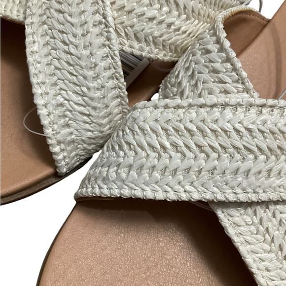 Draper James Women's White Sandals Size 8 NIB NEW - Picture 6 of 10